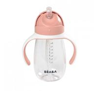 Rietjesbeker (300 ml) BEABA roze - thumbnail