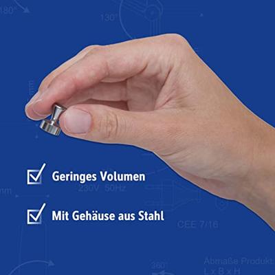 Maul Neodymium magneet MAUL (Ø x h) 15 mm x 20 mm Kegel Zilver 4 stuk(s) 6168796