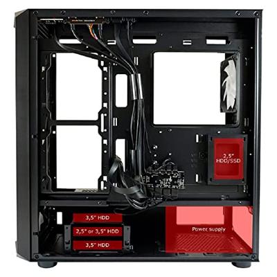 LC Power Gaming 804B Midi-tower PC-behuizing Zwart