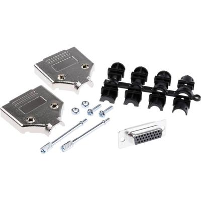 MH Connectors MHDTPK15HD26FS-K D-sub female connectorset 180 ° Aantal polen: 15 Soldeerkelk 1 stuk(s)