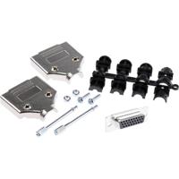 MH Connectors MHDTPK15HD26FS-K D-sub female connectorset 180 ° Aantal polen: 15 Soldeerkelk 1 stuk(s) - thumbnail