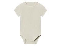 lupilu Mousseline baby romper (Beige, 74/80) - thumbnail