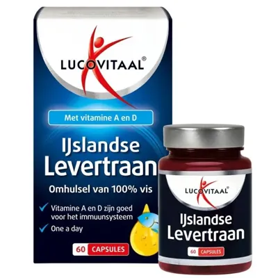 Lucovitaal IJslandse Levertraan Capsules Lucovitaal IJslandse Levertraan Capsules