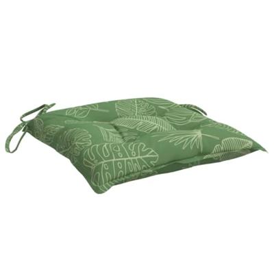 VidaXL Stoelkussens 6 st bladpatroon 50x50x7 cm stof VidaXL Stoelkussens 6 st bladpatroon 50x50x7 cm stof