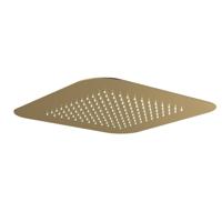 Hotbath Gal Inbouw hoofddouche 42 x 42 cm Geborsteld Messing PVD M147BBP - thumbnail