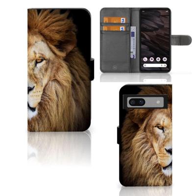 Google Pixel 7A | Telefoonhoesje | Met pasjeshouder | Leeuw Google Pixel 7A | Telefoonhoesje | Met pasjeshouder | Leeuw