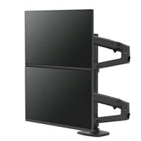 Ergotron LX Dual Arm Stacking Tall Desk Mount Tafelbeugel voor monitor Aantal monteerbare displays: 2 Display(s) 38,1 cm (15) - 101,6 cm (40) Zwart In hoogte - thumbnail