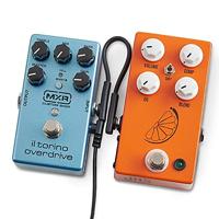 RockBoard Flat Power Cable voedingskabel voor gitaareffecten haaks 30 cm - thumbnail