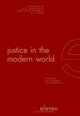 Justice in the modern world - V.M. Lebedev, T. la. Khabrieva - ebook
