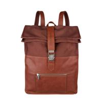 Cowboysbag 15,6 inch leren rugzak Hunter cognac - thumbnail
