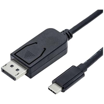ROLINE USB type C - DisplayPort adapterkabel, v1.4, M/M, 1 m ROLINE USB type C - DisplayPort adapterkabel, v1.4, M/M, 1 m