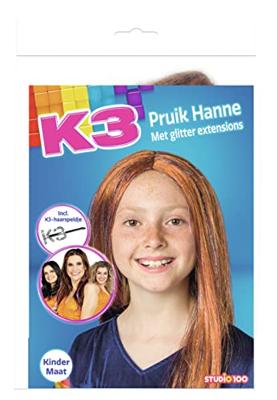 K3 pruik - hanne