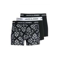 Heren Boxer Shorts Jack & Jones Jacparis Trunks Zwart Maat L - thumbnail