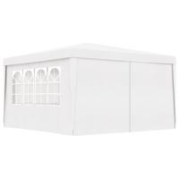VidaXL Partytent met zijwanden professioneel 90 g/m² 4x4 m wit - thumbnail
