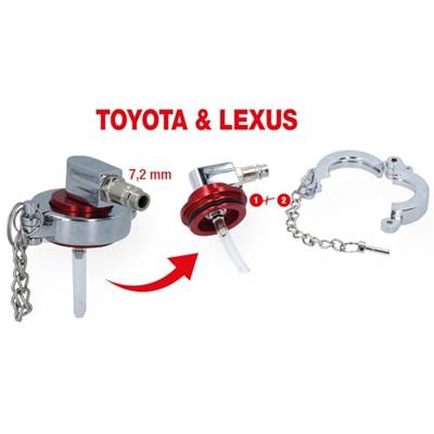 KS Tools 160.0719 Universele ontluchtingsnippel-adapter voor Toyota en Lexus KS Tools 160.0719 Universele ontluchtingsnippel-adapter voor Toyota en Lexus