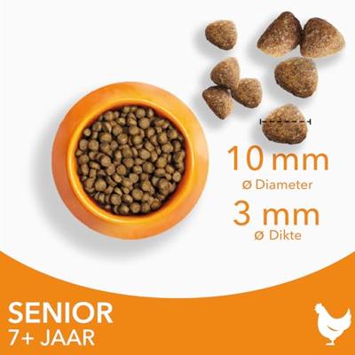 Iams Senior kattenvoer met verse kip 2 x 3 kg - thumbnail
