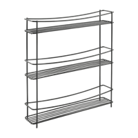 Metaltex kumino kruidenrek 3 etages mat zwart/metaal - thumbnail