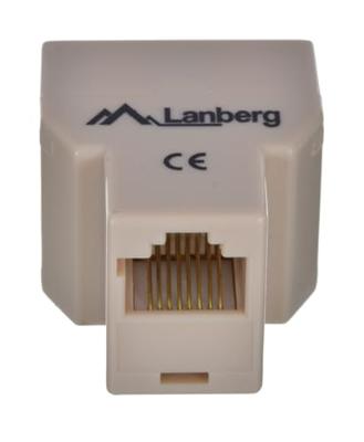 Lanberg AD-RJ45-2RJ45-OU network splitter Beige
