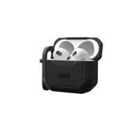 Urban Armor Gear Scout Case voor de Apple AirPods (3e generatie 2021) Case [Wireless Charging compatible/Status LED zichtbaar, gestructureerde TPU, afneembare karabijnhaak] zwart - thumbnail