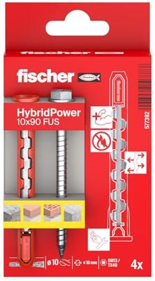 Wandpluggen en schroeven Fischer hybridpower 90 mm Ø 10 x 90 mm (4 Stuks) Wandpluggen en schroeven Fischer hybridpower 90 mm Ø 10 x 90 mm (4 Stuks)