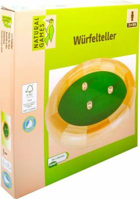 Dobbelbak 30 cm incl 3 dobbelstenen