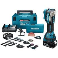 Makita DTM52RTJX2 Accu multitool + accessoires 18V 5.0Ah in Mbox - thumbnail