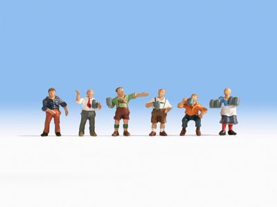 NOCH 15558 H0 Stamtafel figuren Geverfd, Staand