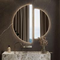 Spiegels Martens & Meijer Moon 2 Halve Cirkels met Indirecte Verlichting (Alle Maten) - thumbnail