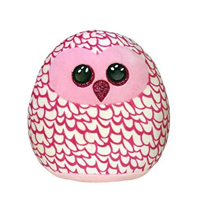 TY squish a boo knuffelkussen uil pinky 23 cm TY squish a boo knuffelkussen uil pinky 23 cm