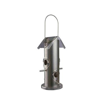 TRIXIE VOERDISPENSER METAAL / KUNSTSTOF ZILVER 25 CM 800 ML