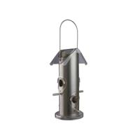 TRIXIE VOERDISPENSER METAAL / KUNSTSTOF ZILVER 25 CM 800 ML - thumbnail