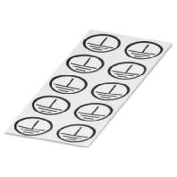 Phoenix Contact 0806767 ETS-E ETS-E - Sticker Wit, Zwart Inhoud: 100 stuk(s)
