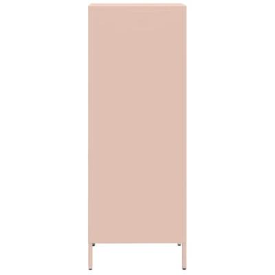 Hoge kast 35x39x103,5 cm staal roze Hoge kast 35x39x103,5 cm staal roze