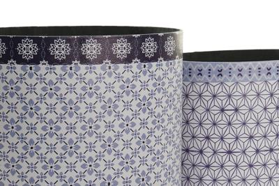 Blokkenset DKD Home Decor Blauw Hout (31,5 x 23 x 35,3 cm)
