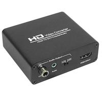 HDV-339 Full HD HDMI naar DVI + Digitaal Coaxiaal / Analoog Stereo Audio Converter Adapter(zwart) - thumbnail