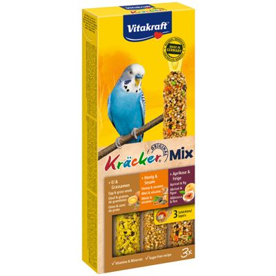 Vitakraft Vogel parkietenkracker honing/sesam 3in1 Gebr. de Boon - Gebr de boon