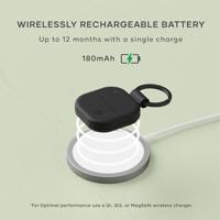 Satechi FindAll vegan-lederen sleutelhanger met FindMy - Black - thumbnail