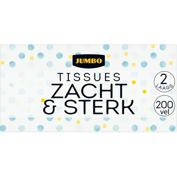 Jumbo Tissues Zacht & Sterk 2 Laags 200 Stuks