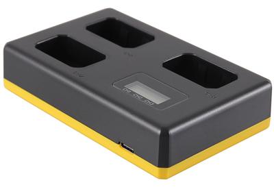 Triple Lader Sony NP-FW50 - Laadt 3 accu's, ook tegelijkertijd
