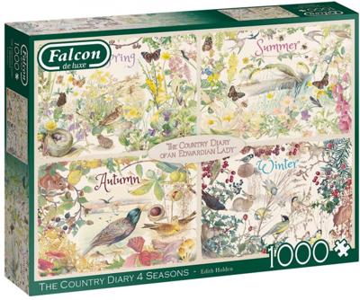 Falcon de luxe The Country Diary 4 Seasons 1000 stukjes Falcon de luxe The Country Diary 4 Seasons 1000 stukjes