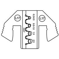 TOOLCRAFT TO-9625860 Krimpinzetstuk MCP 6.3/4.8K & SPT contact 0.2 tot 2.5 mm² Geschikt voor merk TOOLCRAFT - thumbnail