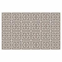 Vloerkleed korte pool anti-slip 190x300 cm meerkleurig - thumbnail