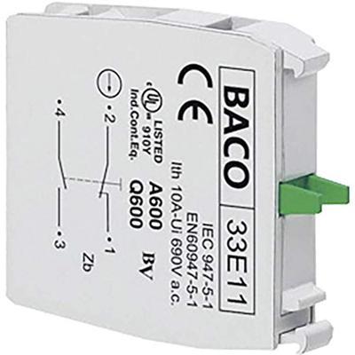 BACO 33E11 Contactelement 1x NC, 1x NO Moment 600 V 1 stuk(s)