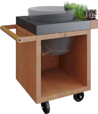 OFYR | Kamado Table Corten 65 PRO | Concrete BGE