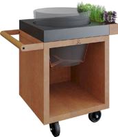 OFYR | Kamado Table Corten 65 PRO | Concrete BGE - thumbnail