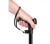 Polsbandje voor wandelstok zwart - thumbnail