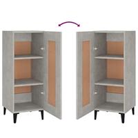 Dressoir 34,5x34x90 cm bewerkt hout betongrijs - thumbnail