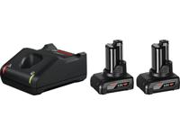 Bosch Professional 1600A01B20 GAL 12V-40 +2x GBA 6.0Ah Accu en acculader voor gereedschap 12 V 6 Ah Li-ion - thumbnail