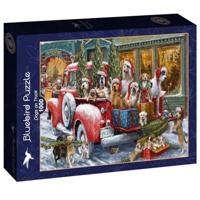 Dogs on Truck 1000 stukjes - thumbnail