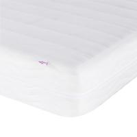 Bed met matras stof zwart 140x200 cm - thumbnail